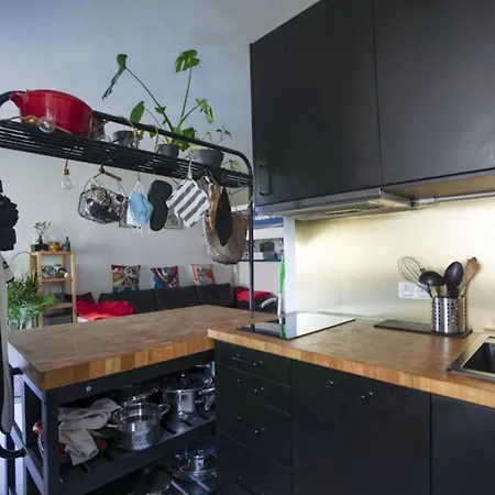 Nice Studio With Balcony Near Canal De L'ourcq * Paris